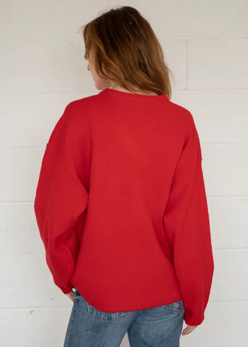 Juniper Cardigan - Red