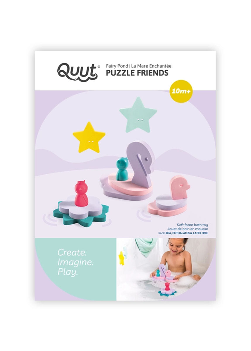 Quut Puzzle Friends Bath Toys - Fairy Pond