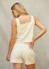 Simkai Trouser Shorts - Cream