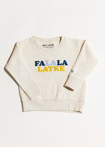 Falalala Latke Crewneck Sweatshirt - Natural