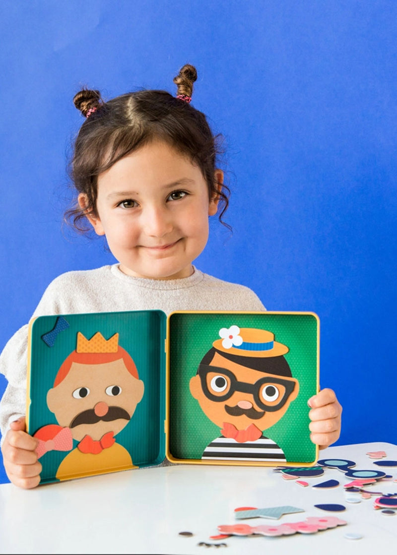 Funny Faces Magnetic Play Set