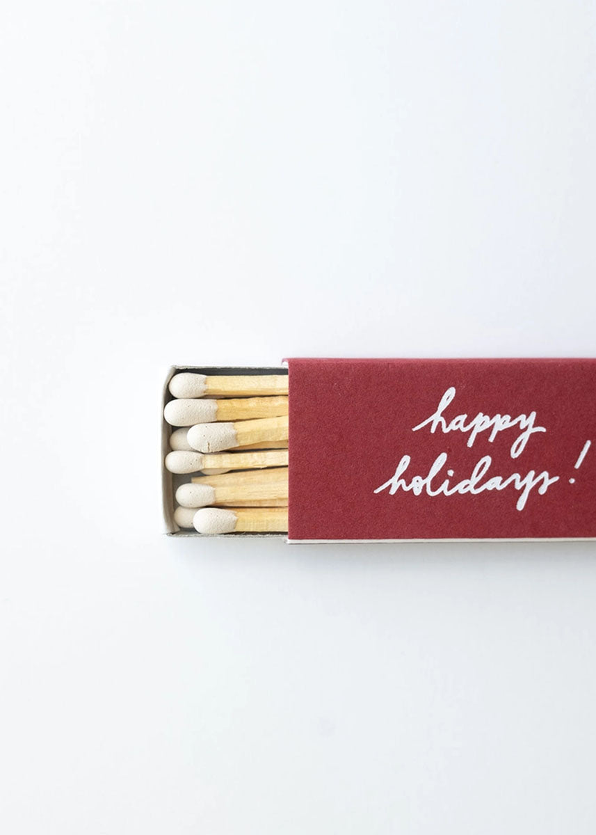 Happy Holidays Matchbox