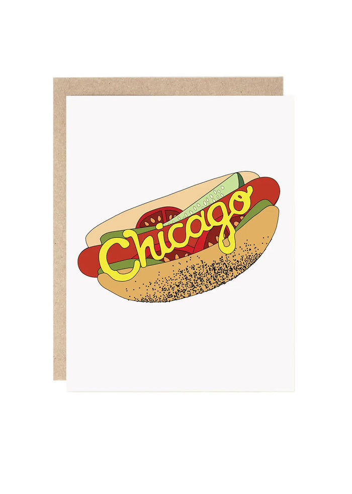 Chicago Hot Dog Card