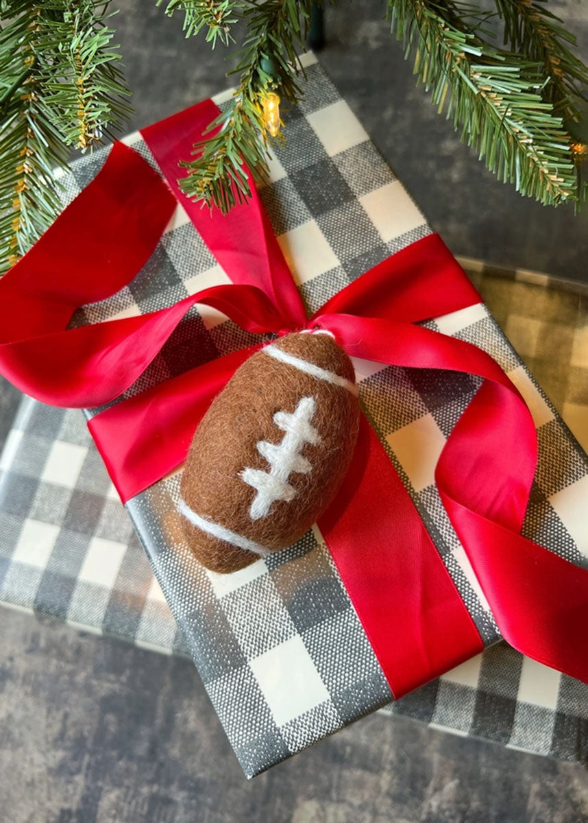 Football Felt Ornament