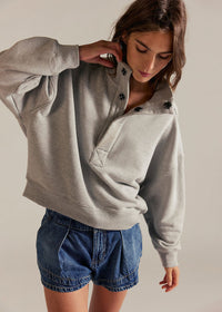 Timeless Pullover - Heather Grey