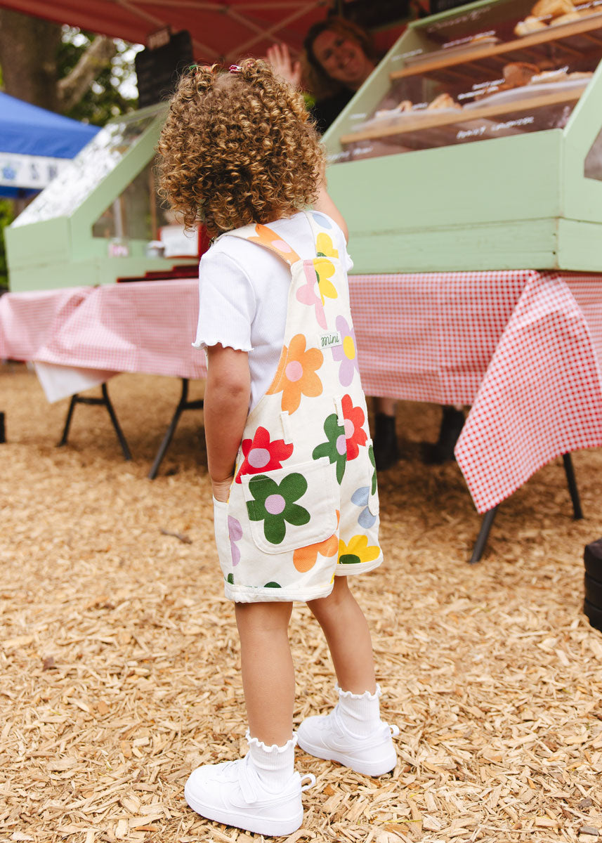 Printed Floral Shortalls