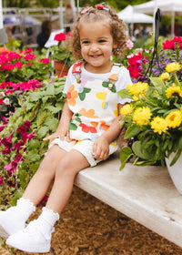 Printed Floral Shortalls