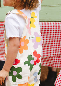 Printed Floral Shortalls