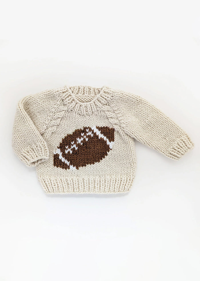 Football Crew Neck Sweater