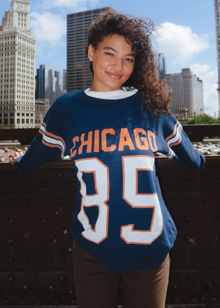 Chicago 85 Classic Crew Sweatshirt - Navy
