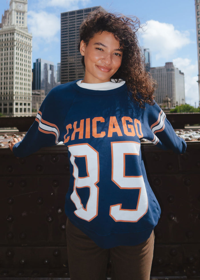 Chicago 85 Classic Crew Sweatshirt - Navy