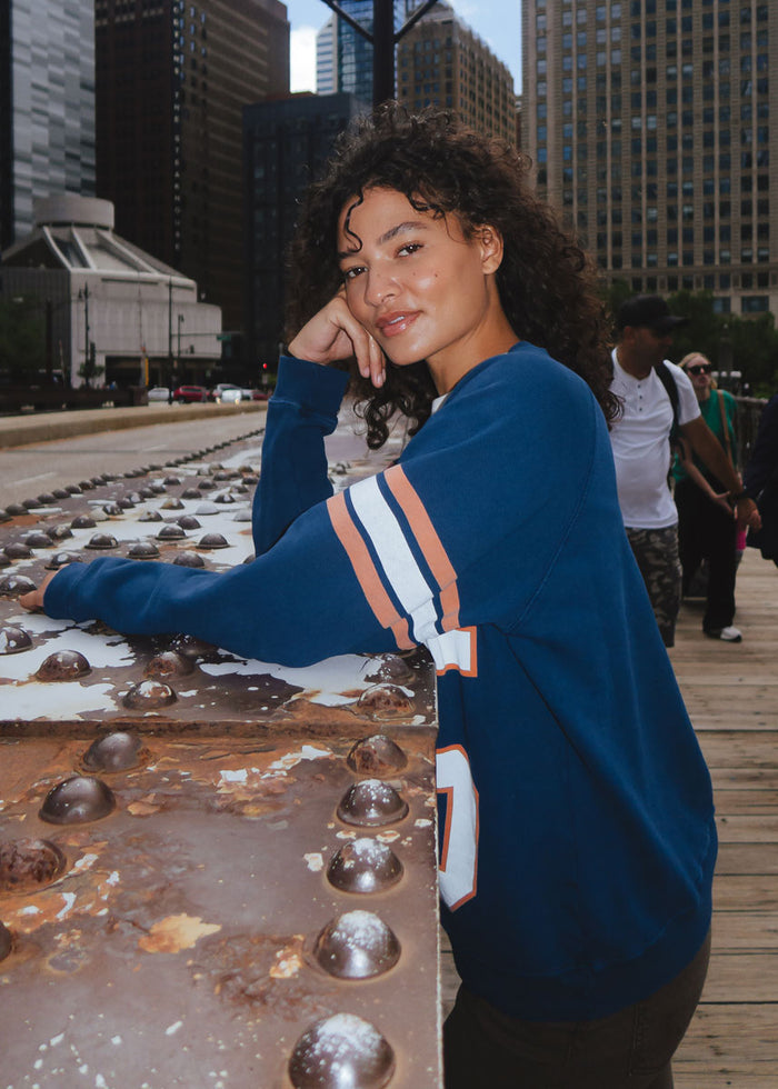 Chicago 85 Classic Crew Sweatshirt - Navy