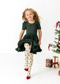 Tree Farm Knit Tights