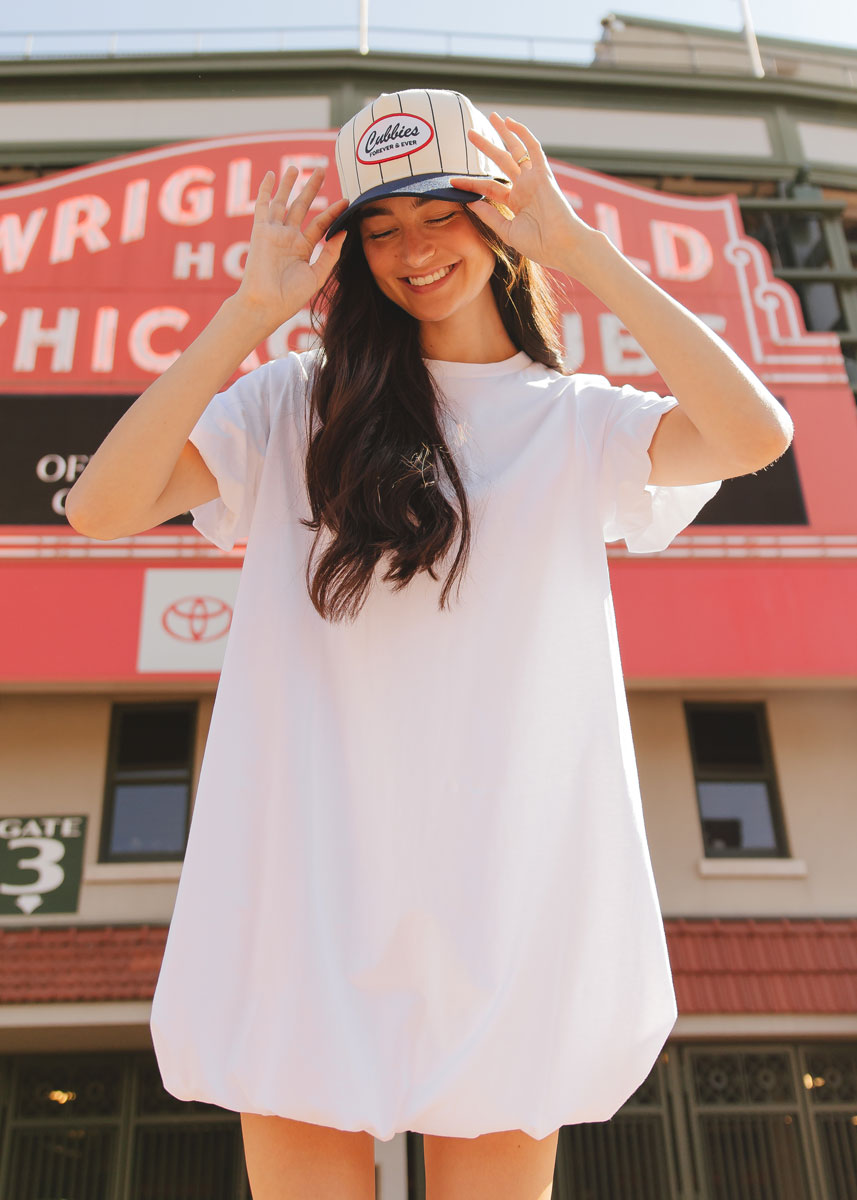 Cubbies Forever & Ever Patch Hat  - Ivory & Navy