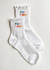 Fun Mom Ruffle Socks