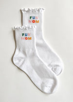 Fun Mom Ruffle Socks