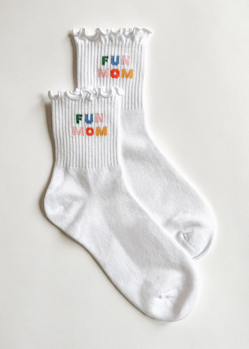 Fun Mom Ruffle Socks
