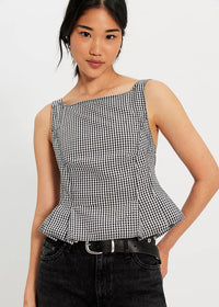 Sunfaded Top - Black & White Combo