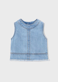Ellie Denim Top - Light