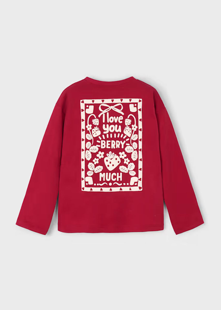Emma Berry Long Sleeve Tee - Red