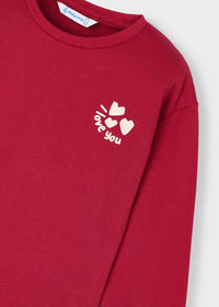 Emma Berry Long Sleeve Tee - Red