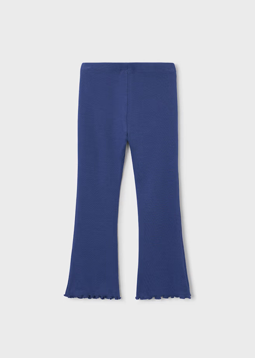 Loren Ribbed Flare Leggings - Porcelain