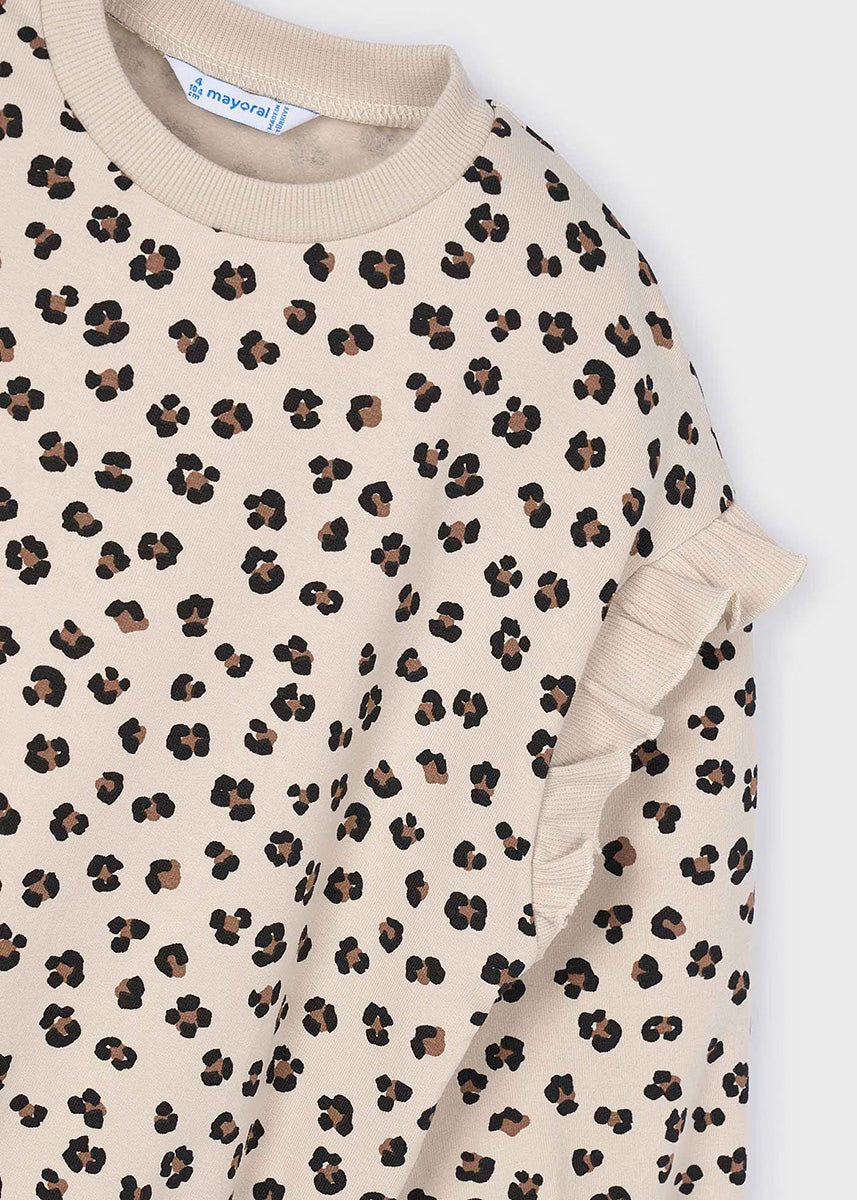 Lettie Ruffle Sleeve Pullover - Sand