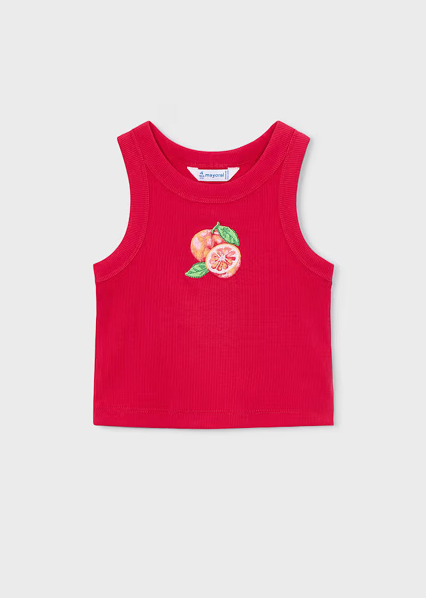 Fruity Tank Top - Persimmon