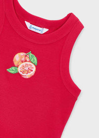 Fruity Tank Top - Persimmon