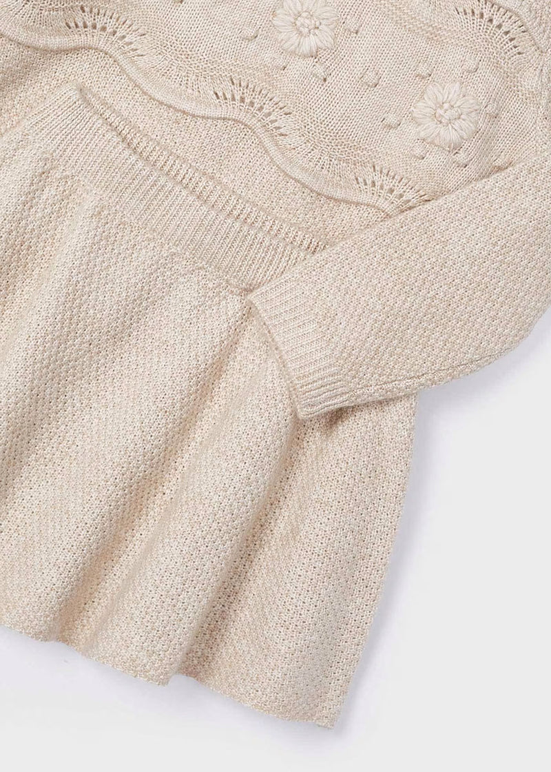 Harrison Tricot Skirt & Sweater Set - Heather Sand