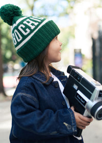 MAD HTR Chicago Pom Beanie - Toddler - Emerald
