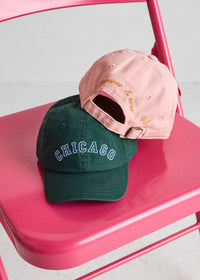 Toddler Chicago Arch Dad Hat - Pink & Orange