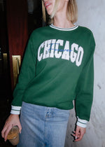 Chicago Forever Embroidered Crew - Green