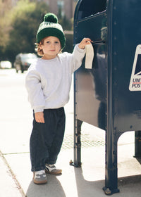 MAD HTR Chicago Pom Beanie - Toddler - Emerald