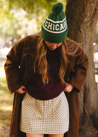 MAD HTR Chicago Pom Beanie - Adult - Emerald
