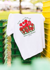 Green City Market Strawberry Oversized Tee