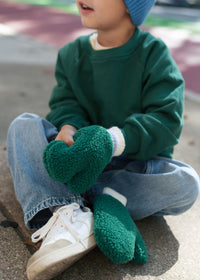 MAD HTR Sherpa Mittens - Green