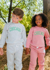 Chicago Collegiate Sweatsuit Set - Athletic Grey