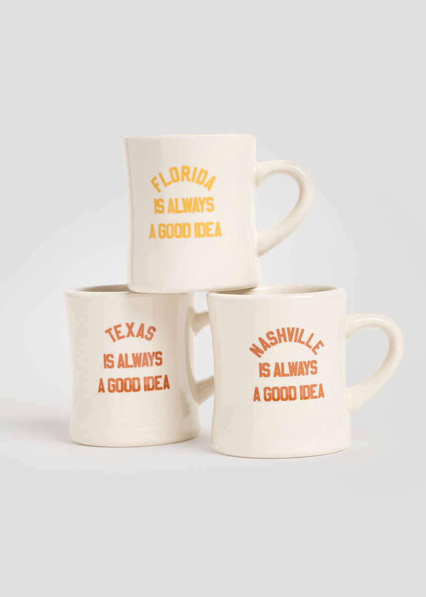 Nashville Is Always A Good Idea Diner Mug