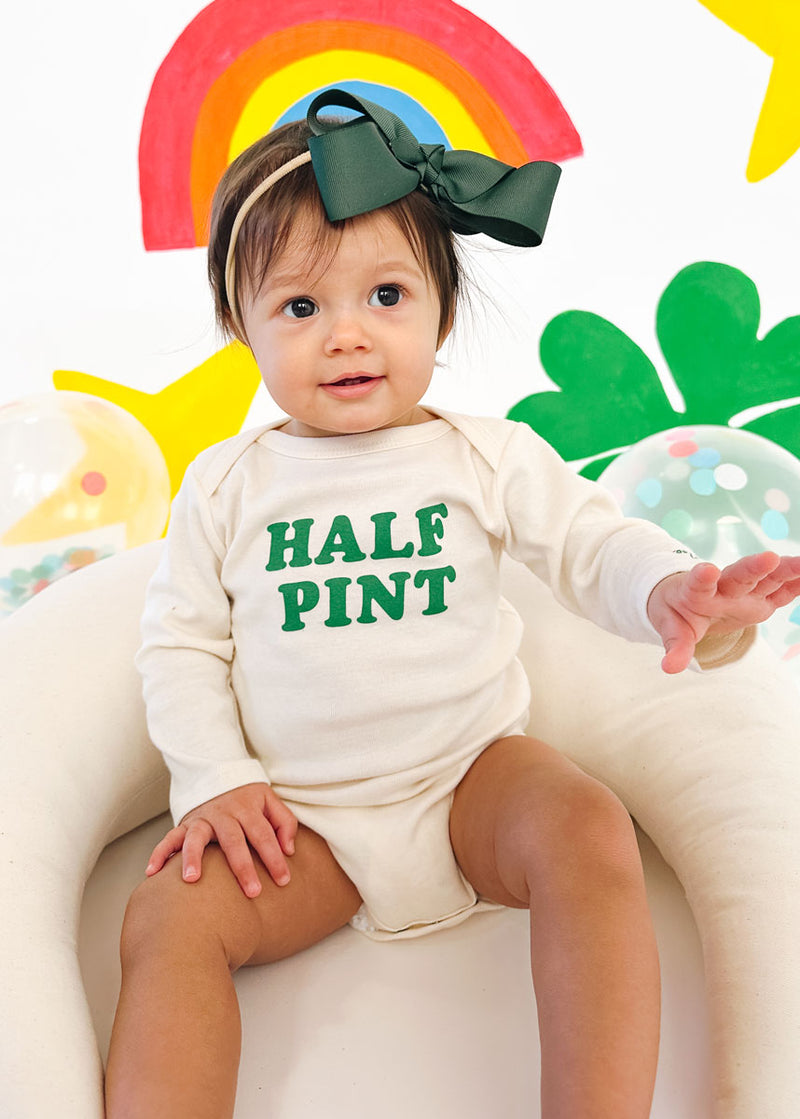 Half Pint Long Sleeve Onesie