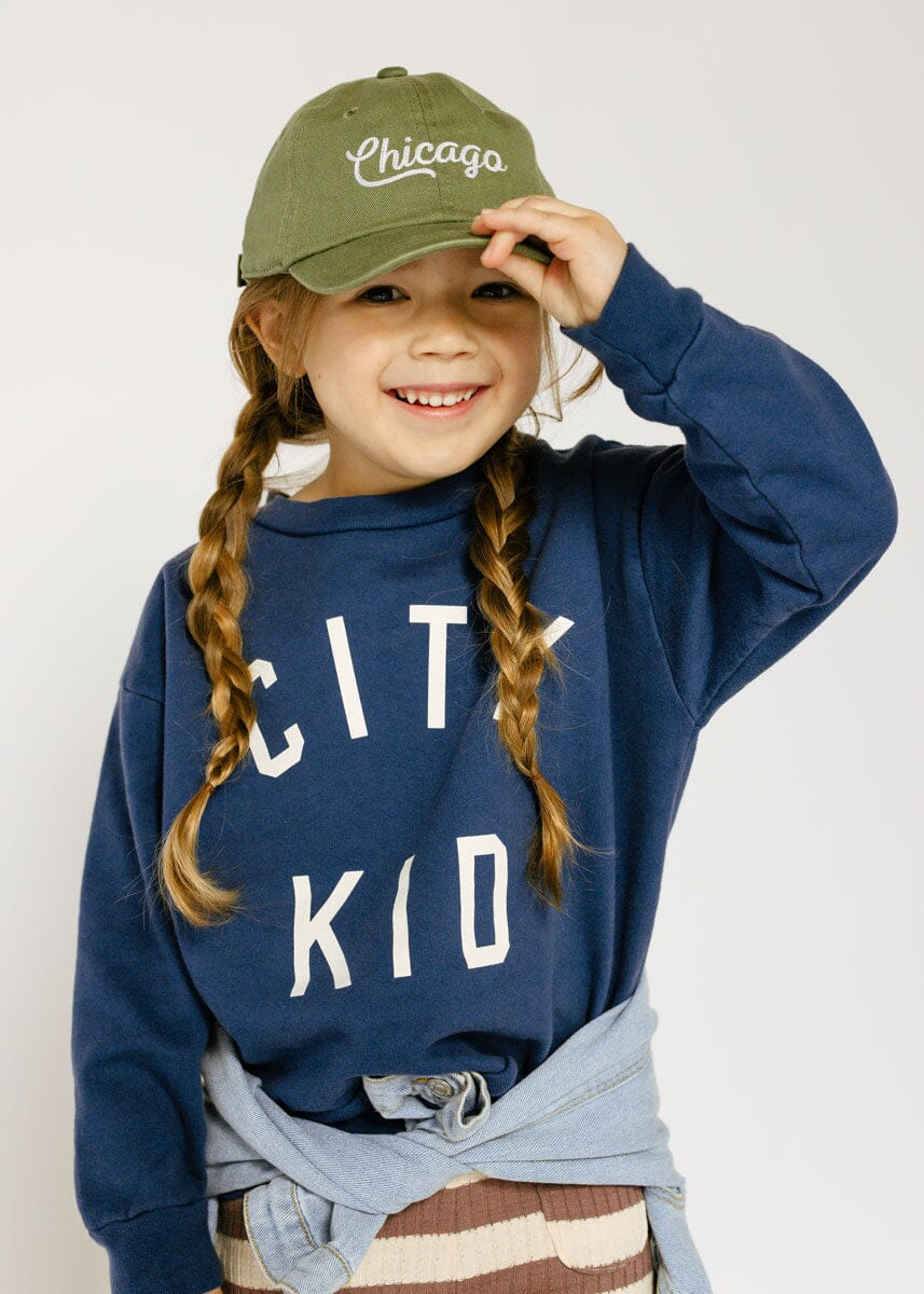 Toddler Chicago Chainstitch Hat - Cedar