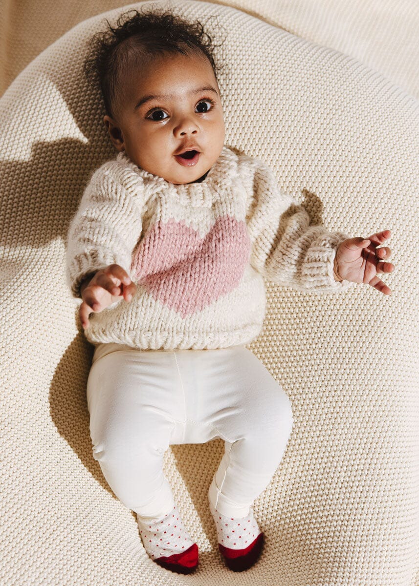 Sweetheart Crew Neck Sweater