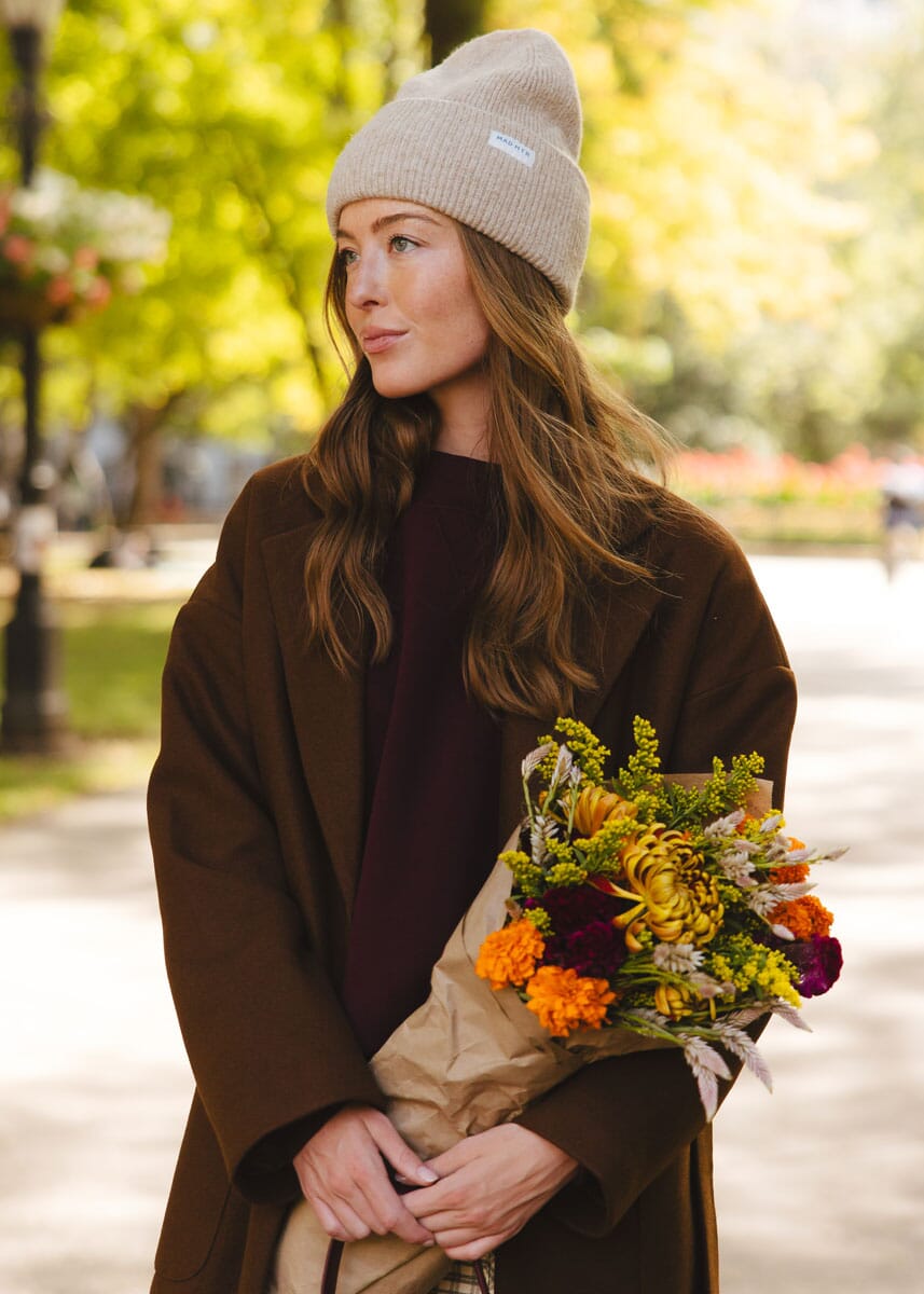 MAD HTR Heather Knit Beanie - Adult - Heather Taupe