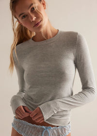 So Soft Seamless Long Sleeve - Heather Grey
