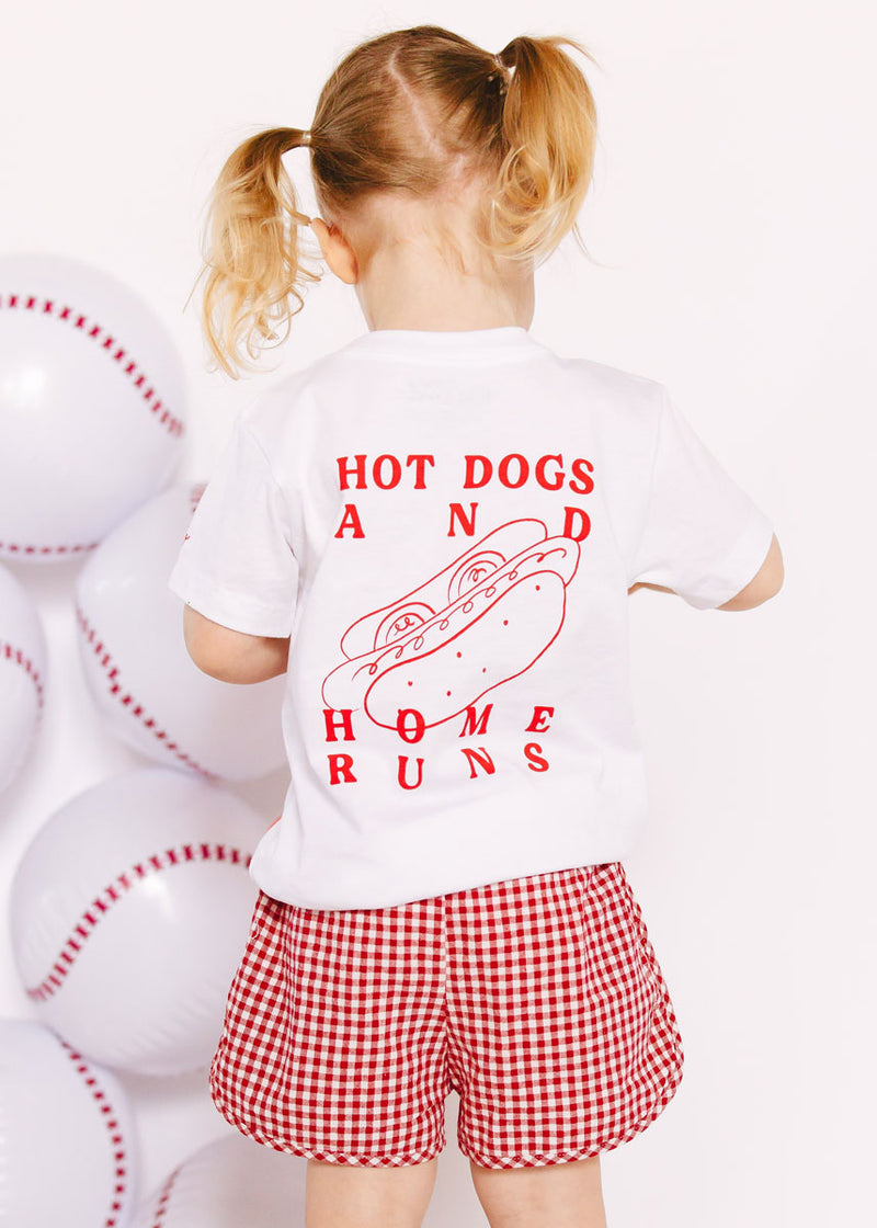 Hot Dogs & Home Runs Toddler Tee