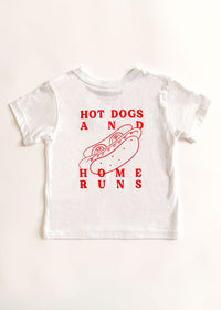 Hot Dogs & Home Runs Toddler Tee