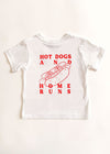 Hot Dogs & Home Runs Toddler Tee