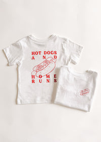 Hot Dogs & Home Runs Toddler Tee