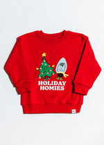 Holiday Homies Crewneck Sweatshirt - Red