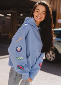 Chicago Game Day Patch Hoodie - Blue
